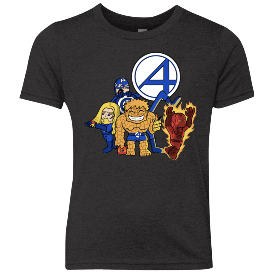 T-Shirts Vintage Black / YXS FANTASTIC-A Youth Triblend T-Shirt