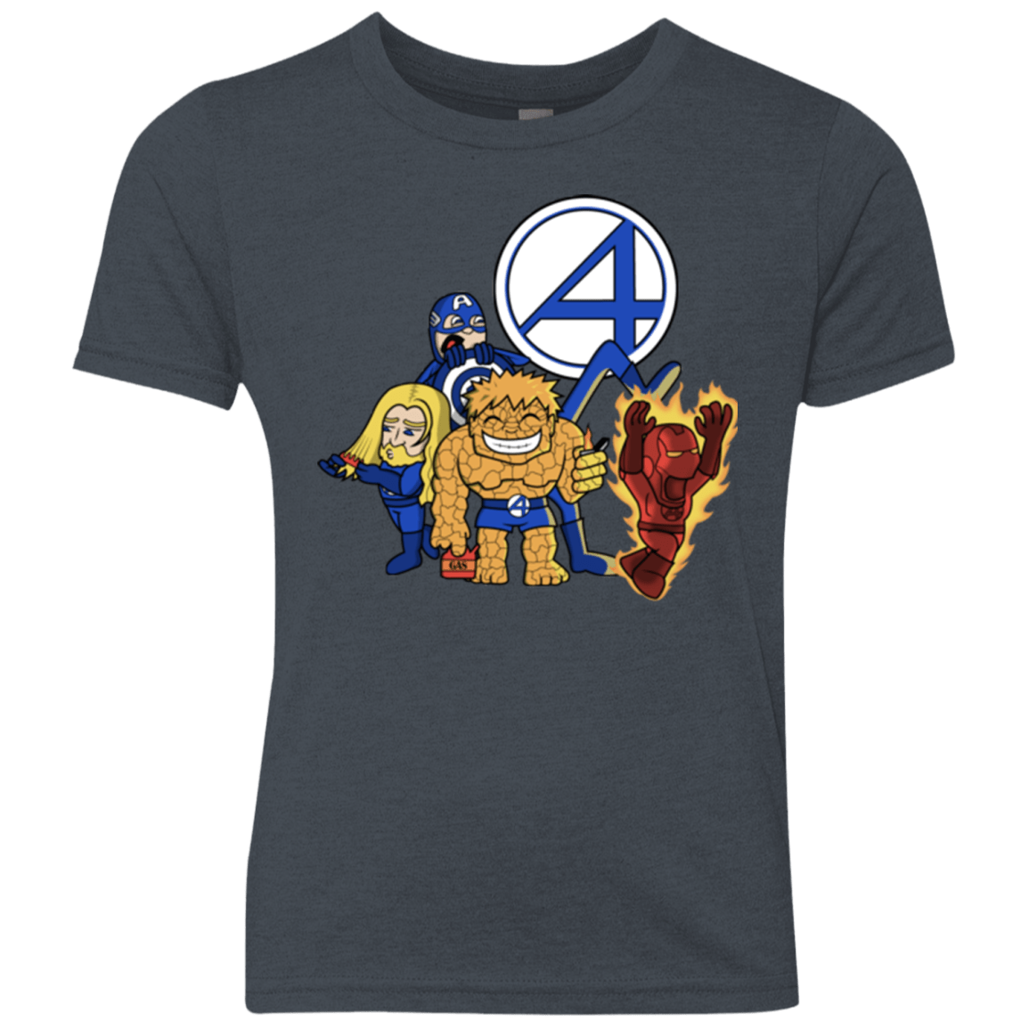 T-Shirts Vintage Navy / YXS FANTASTIC-A Youth Triblend T-Shirt