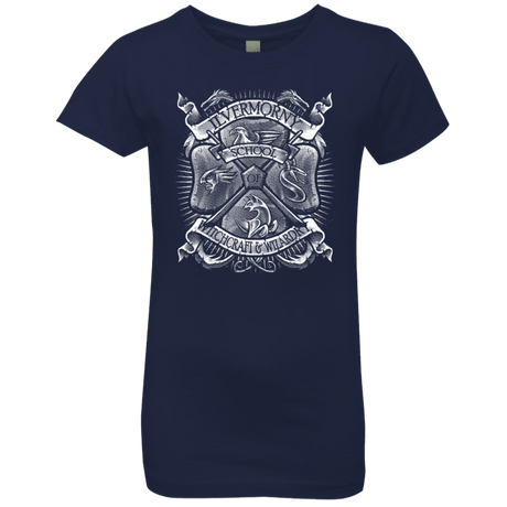 T-Shirts Midnight Navy / YXS Fantastic Crest Girls Premium T-Shirt
