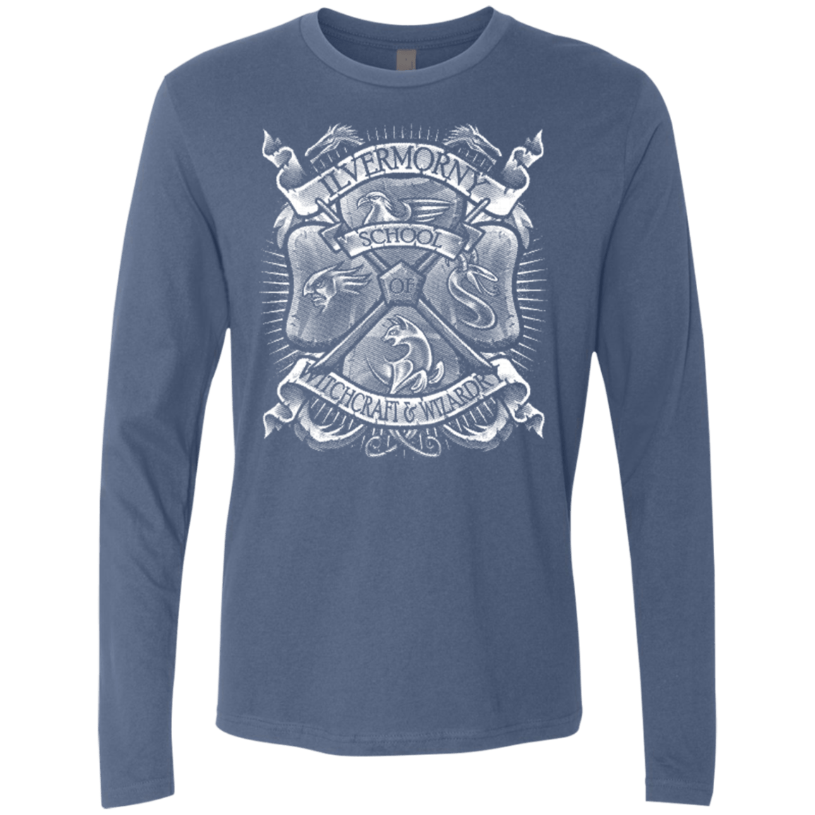 T-Shirts Indigo / Small Fantastic Crest Men's Premium Long Sleeve