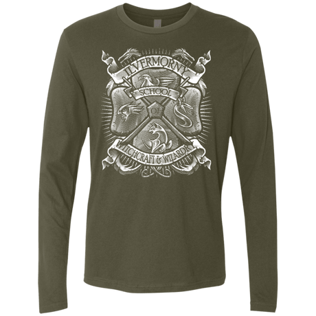 T-Shirts Military Green / Small Fantastic Crest Men's Premium Long Sleeve