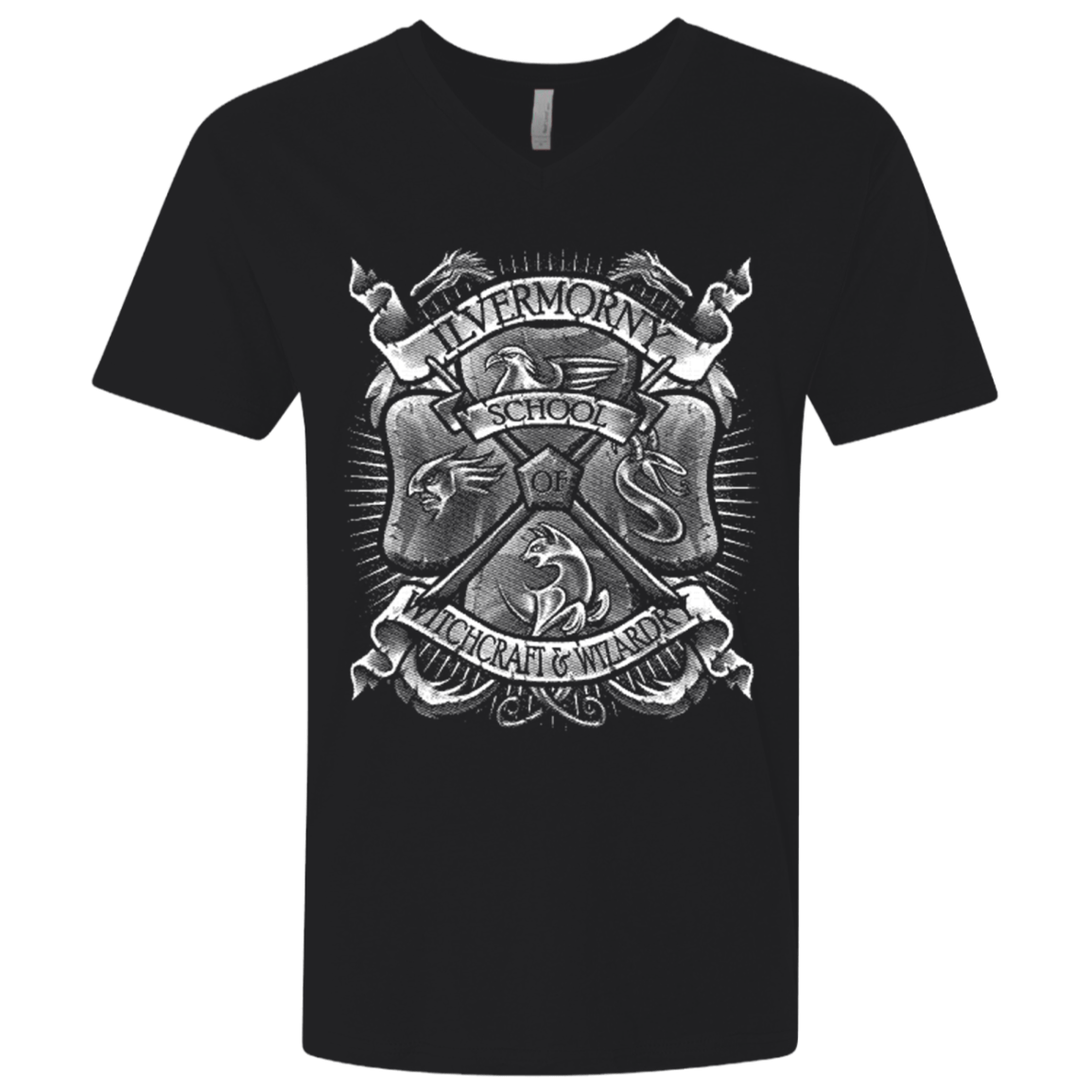 T-Shirts Black / X-Small Fantastic Crest Men's Premium V-Neck