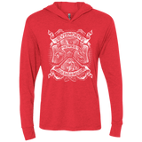 T-Shirts Vintage Red / X-Small Fantastic Crest Triblend Long Sleeve Hoodie Tee