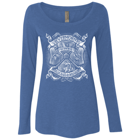 T-Shirts Vintage Royal / Small Fantastic Crest Women's Triblend Long Sleeve Shirt