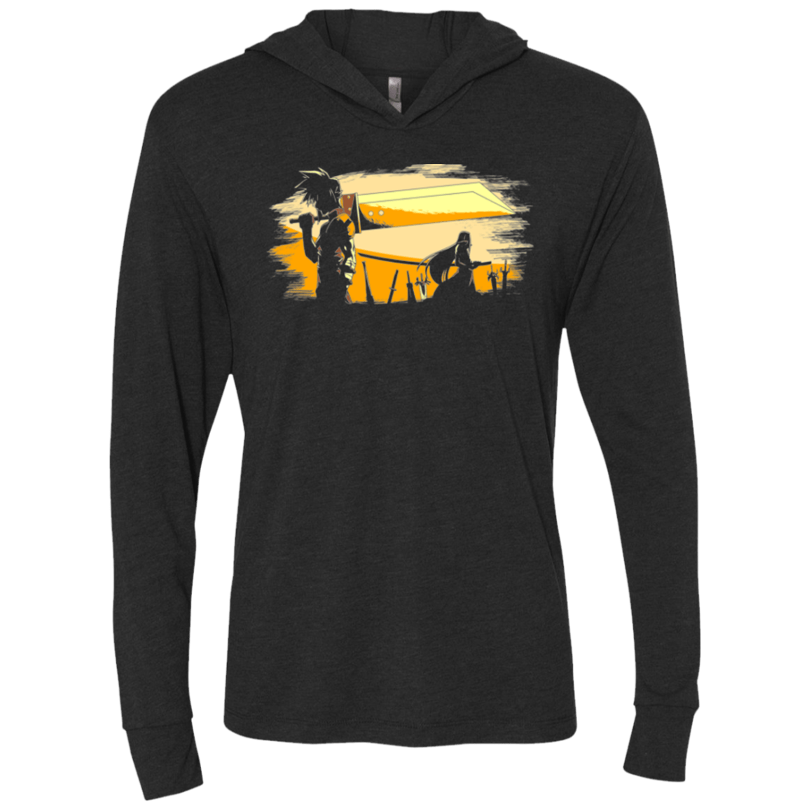 Fantasy champloo Triblend Long Sleeve Hoodie Tee