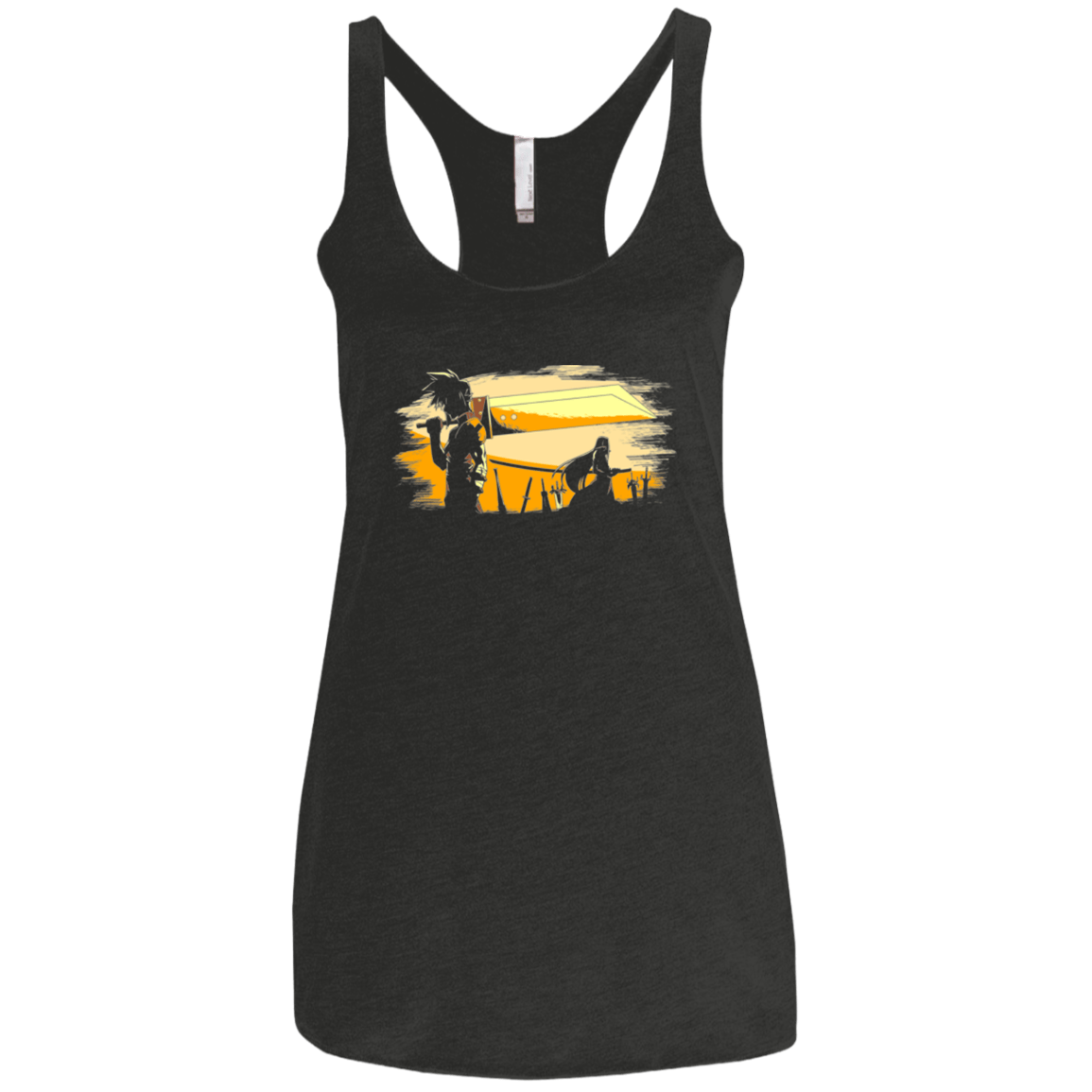 T-Shirts Vintage Black / X-Small Fantasy champloo Women's Triblend Racerback Tank