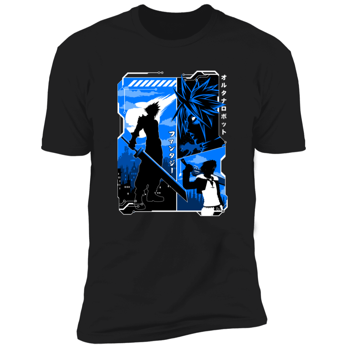 T-Shirts Black / X-Small Fantasy Manga Men's Premium T-Shirt