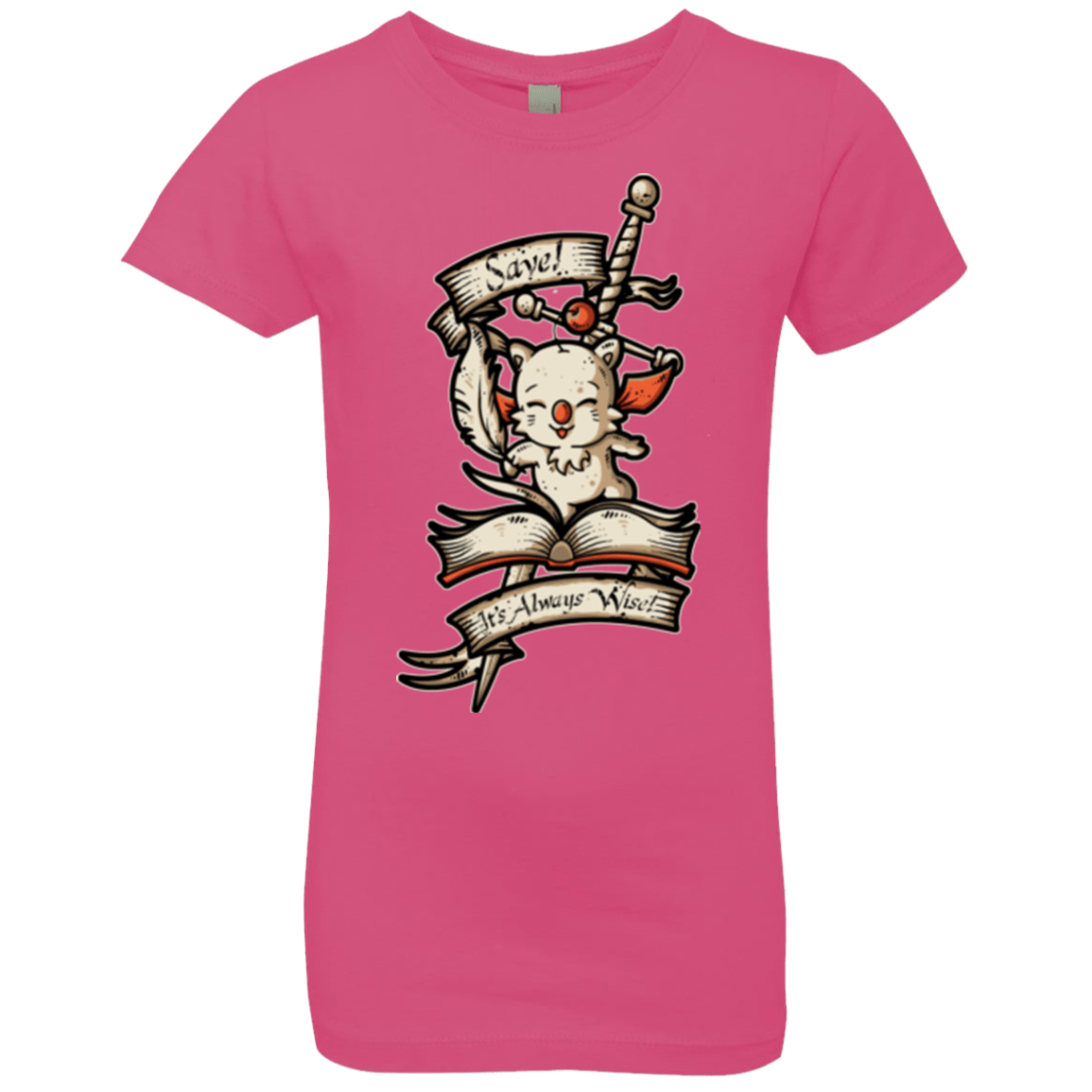 T-Shirts Hot Pink / YXS FANTASY SAVE POINT Girls Premium T-Shirt