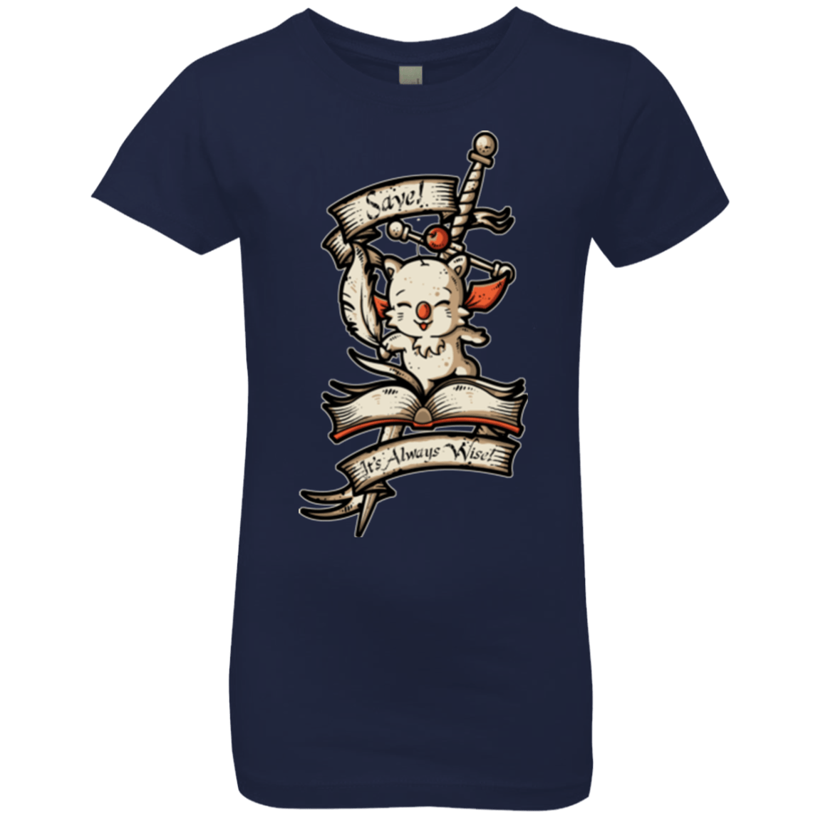T-Shirts Midnight Navy / YXS FANTASY SAVE POINT Girls Premium T-Shirt