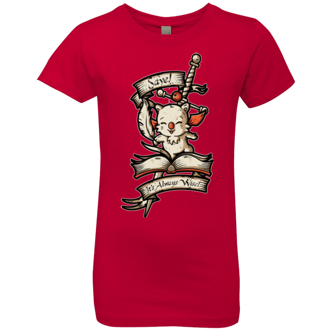 T-Shirts Red / YXS FANTASY SAVE POINT Girls Premium T-Shirt