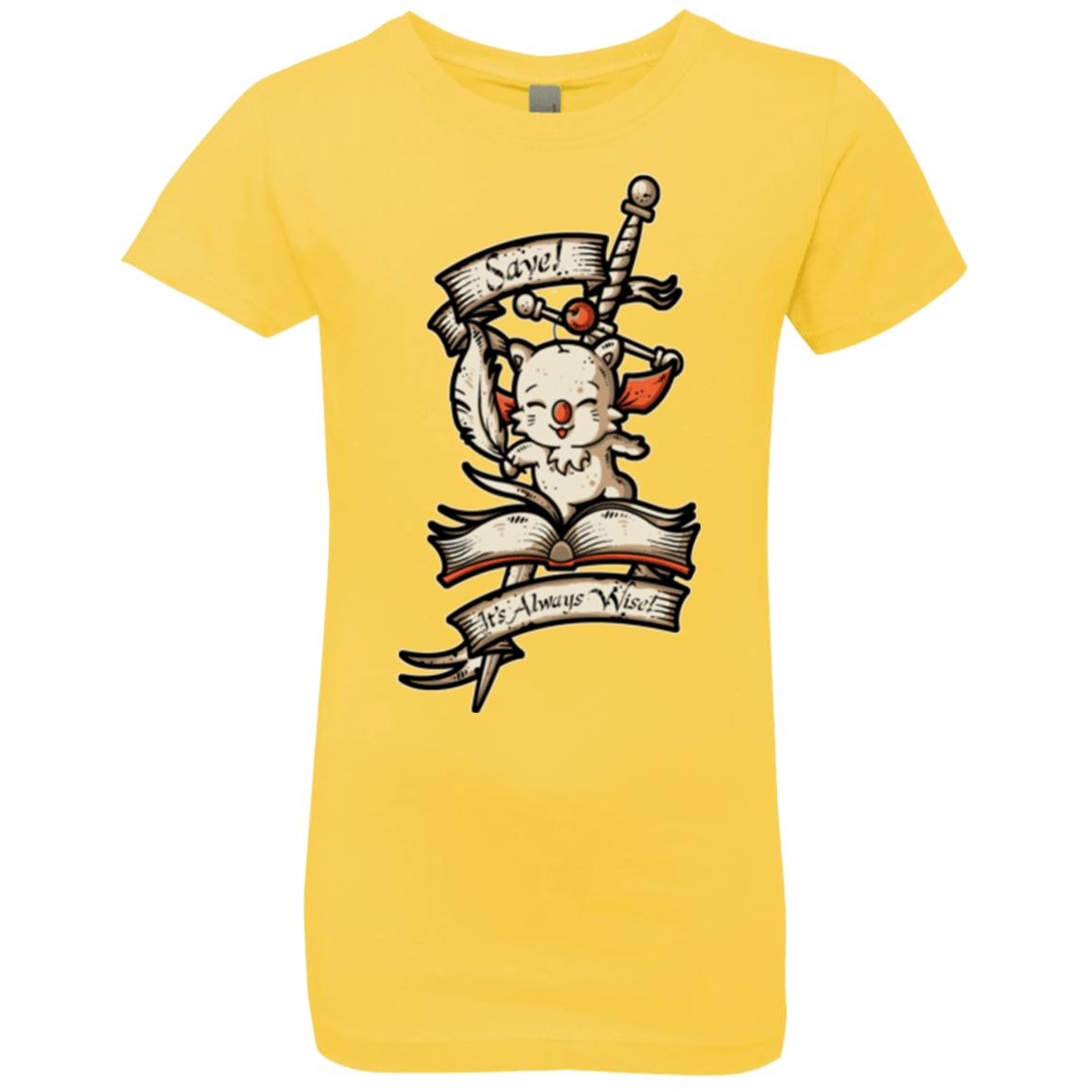 T-Shirts Vibrant Yellow / YXS FANTASY SAVE POINT Girls Premium T-Shirt