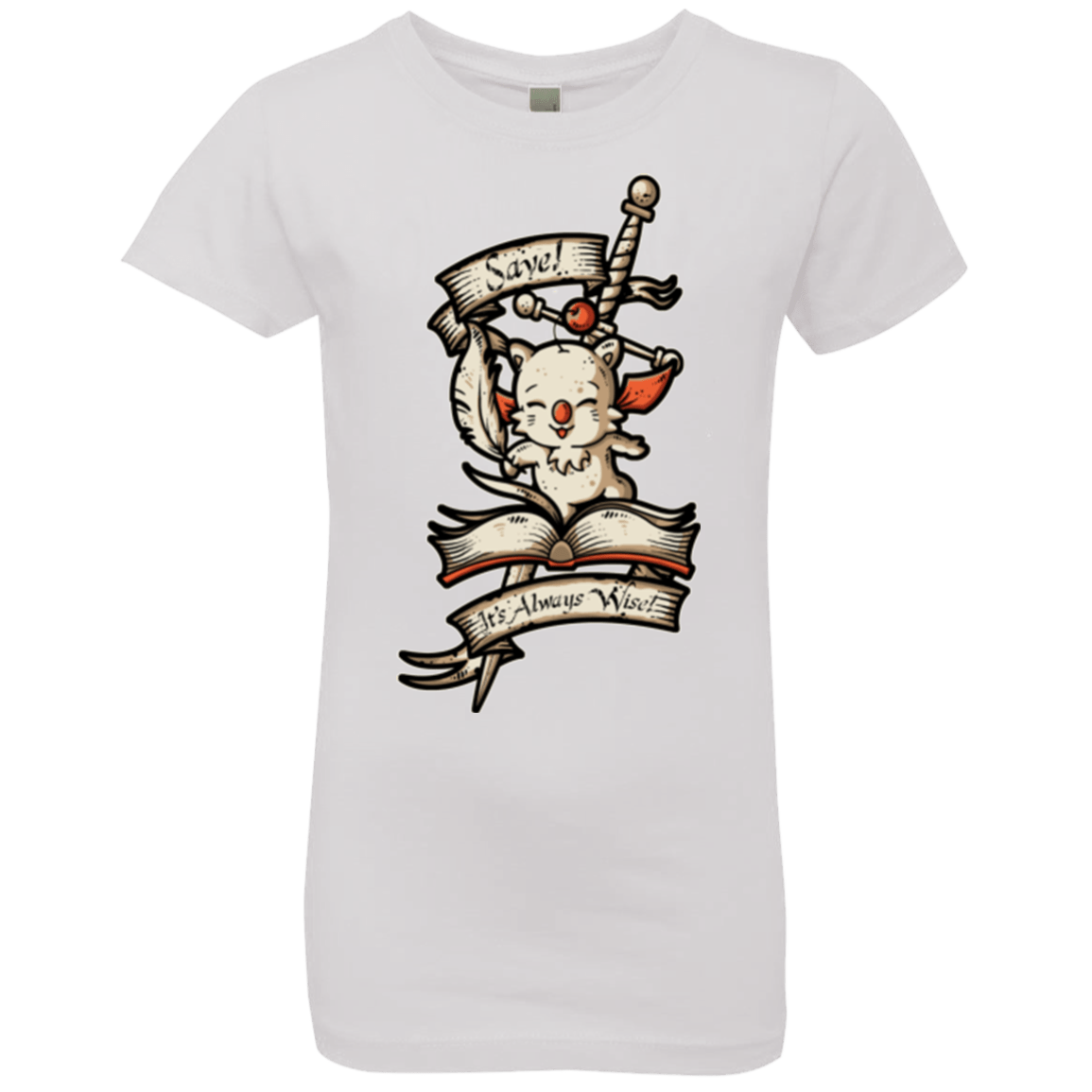 T-Shirts White / YXS FANTASY SAVE POINT Girls Premium T-Shirt