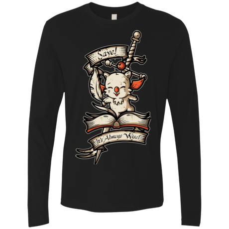 T-Shirts Black / Small FANTASY SAVE POINT Men's Premium Long Sleeve