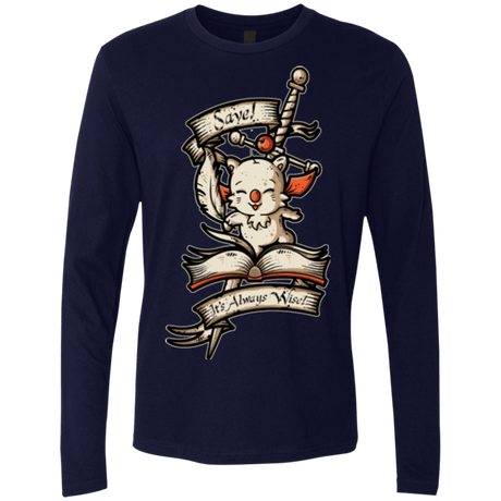 T-Shirts Midnight Navy / Small FANTASY SAVE POINT Men's Premium Long Sleeve