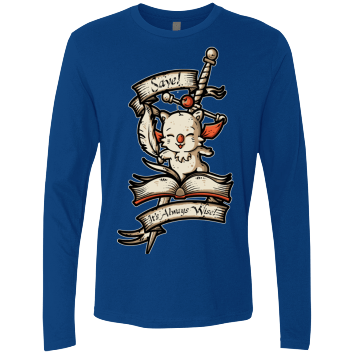 T-Shirts Royal / Small FANTASY SAVE POINT Men's Premium Long Sleeve