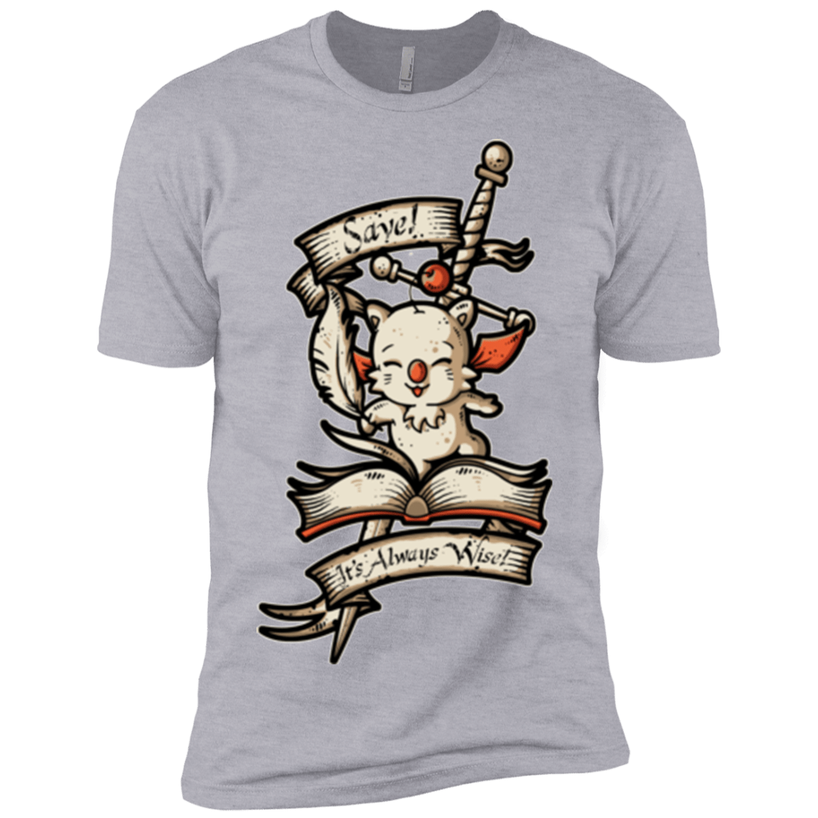 T-Shirts Heather Grey / X-Small FANTASY SAVE POINT Men's Premium T-Shirt