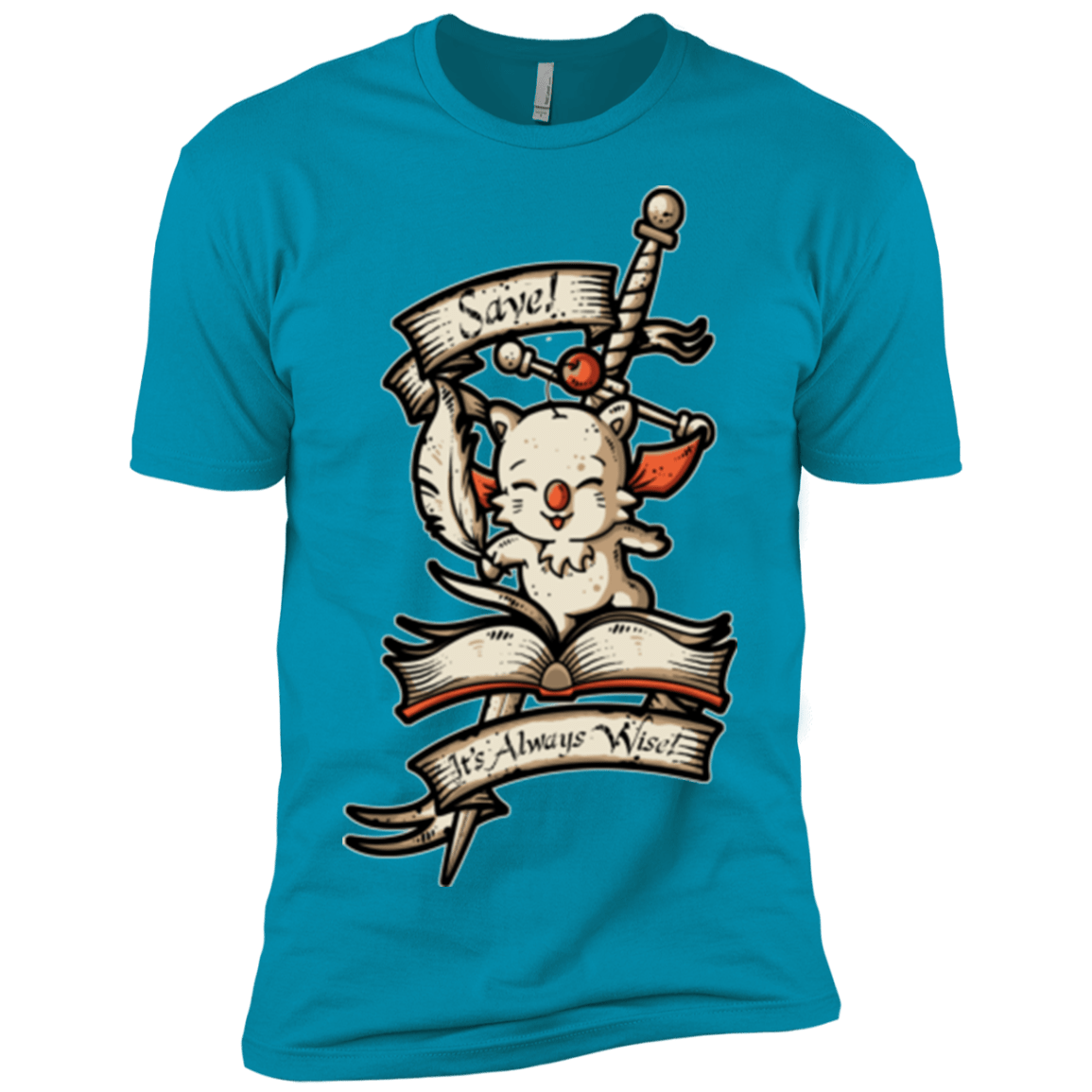 T-Shirts Turquoise / X-Small FANTASY SAVE POINT Men's Premium T-Shirt