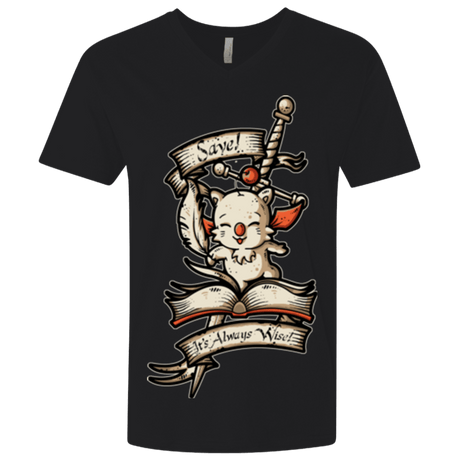 T-Shirts Black / X-Small FANTASY SAVE POINT Men's Premium V-Neck