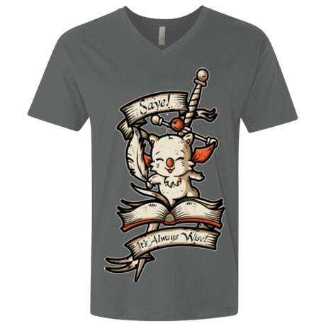 T-Shirts Heavy Metal / X-Small FANTASY SAVE POINT Men's Premium V-Neck