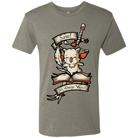 T-Shirts Venetian Grey / Small FANTASY SAVE POINT Men's Triblend T-Shirt