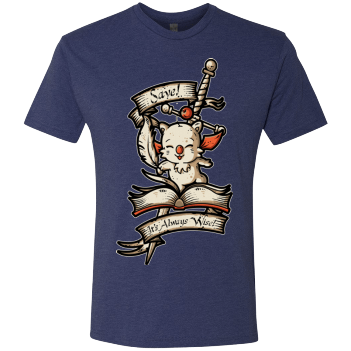 T-Shirts Vintage Navy / Small FANTASY SAVE POINT Men's Triblend T-Shirt