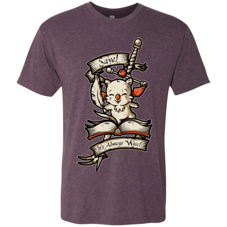 T-Shirts Vintage Purple / Small FANTASY SAVE POINT Men's Triblend T-Shirt