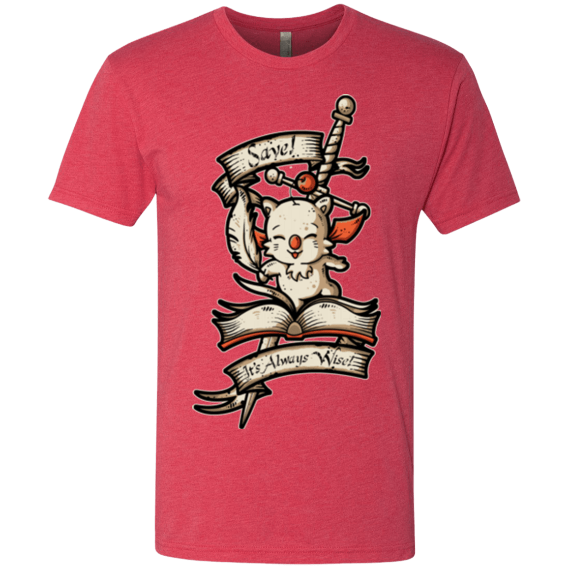 T-Shirts Vintage Red / Small FANTASY SAVE POINT Men's Triblend T-Shirt