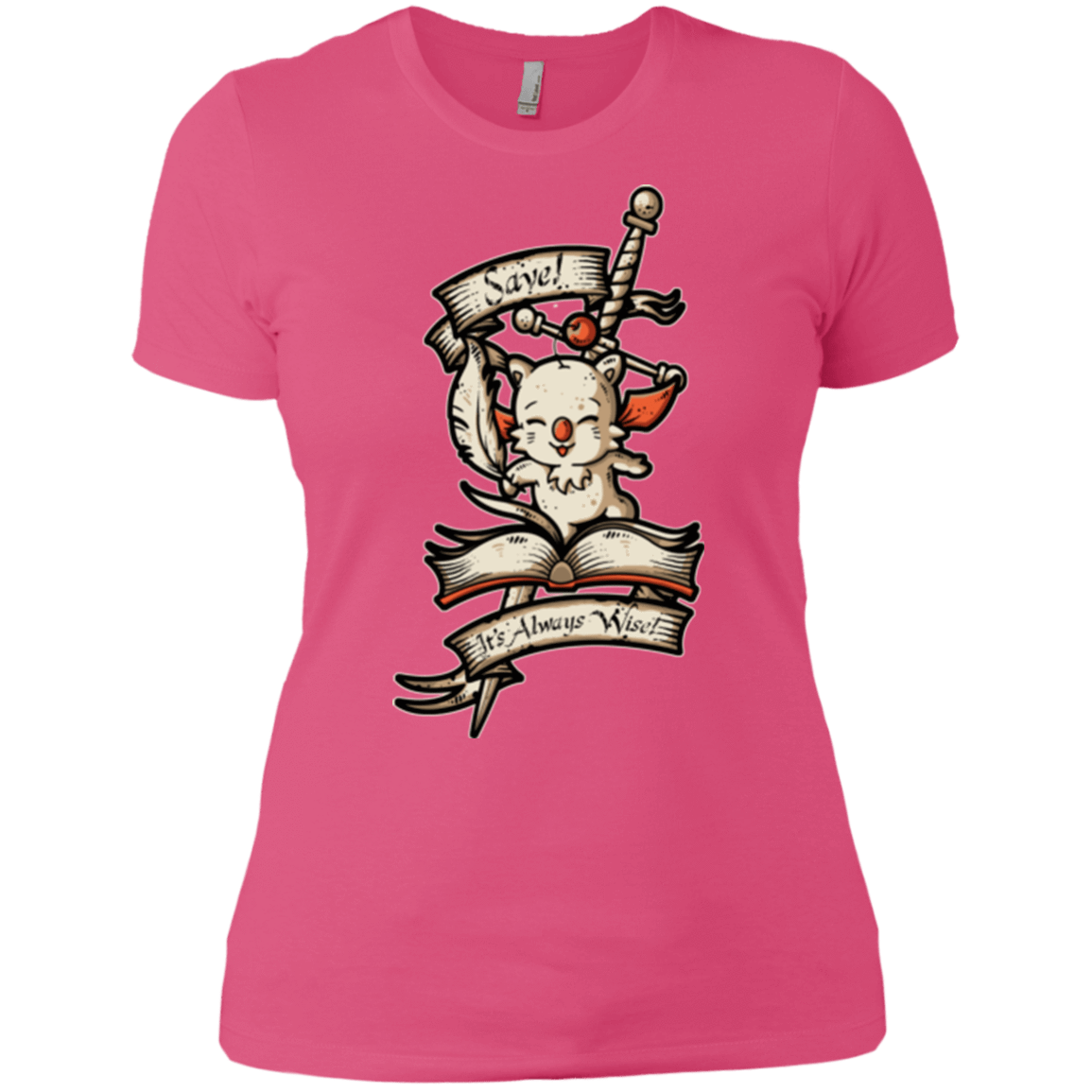 T-Shirts Hot Pink / X-Small FANTASY SAVE POINT Women's Premium T-Shirt