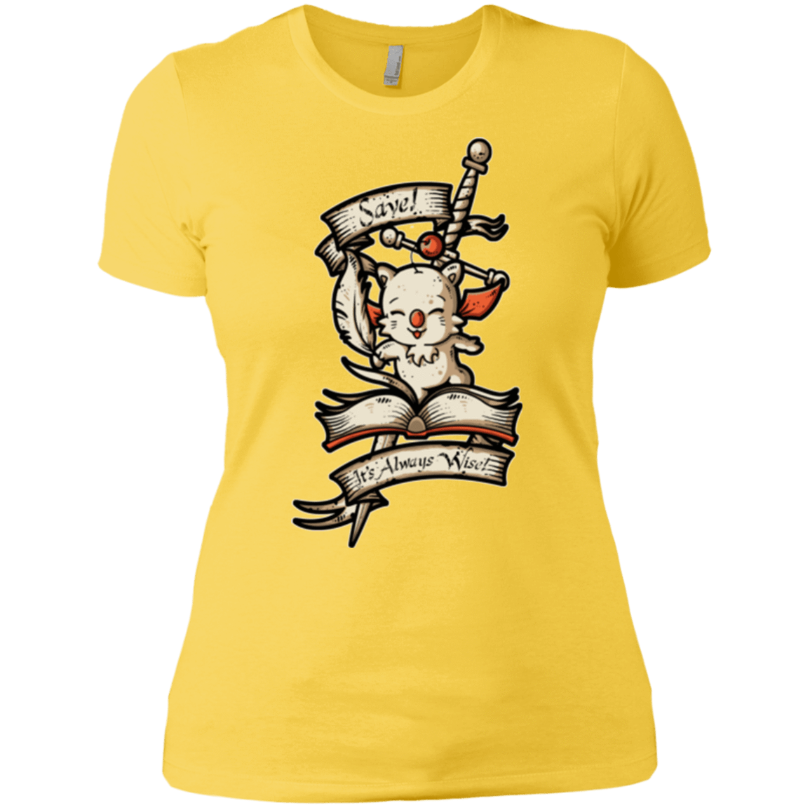 T-Shirts Vibrant Yellow / X-Small FANTASY SAVE POINT Women's Premium T-Shirt