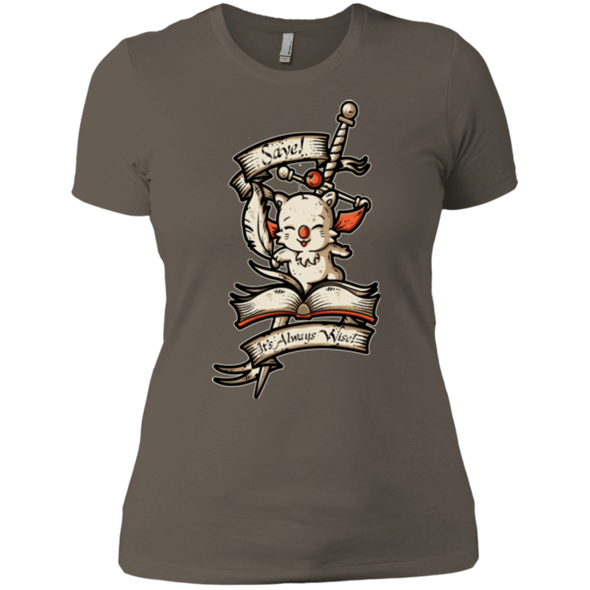 T-Shirts Warm Grey / X-Small FANTASY SAVE POINT Women's Premium T-Shirt