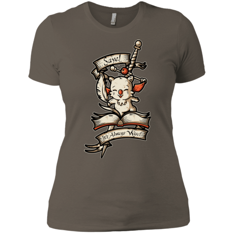 T-Shirts Warm Grey / X-Small FANTASY SAVE POINT Women's Premium T-Shirt