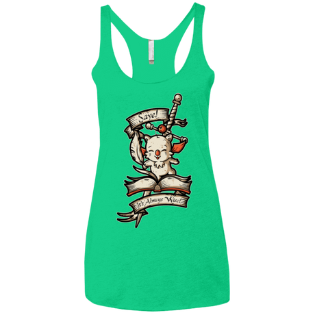 T-Shirts Envy / X-Small FANTASY SAVE POINT Women's Triblend Racerback Tank