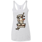 T-Shirts Heather White / X-Small FANTASY SAVE POINT Women's Triblend Racerback Tank