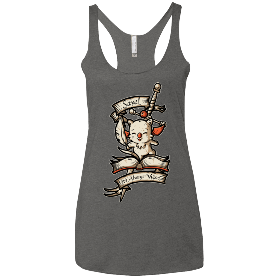 T-Shirts Premium Heather / X-Small FANTASY SAVE POINT Women's Triblend Racerback Tank