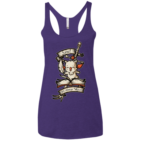 T-Shirts Purple / X-Small FANTASY SAVE POINT Women's Triblend Racerback Tank
