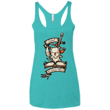 T-Shirts Tahiti Blue / X-Small FANTASY SAVE POINT Women's Triblend Racerback Tank