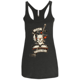 T-Shirts Vintage Black / X-Small FANTASY SAVE POINT Women's Triblend Racerback Tank