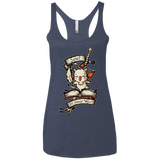 T-Shirts Vintage Navy / X-Small FANTASY SAVE POINT Women's Triblend Racerback Tank