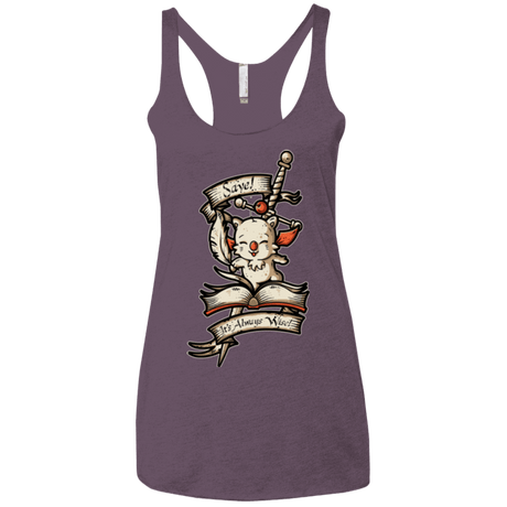 T-Shirts Vintage Purple / X-Small FANTASY SAVE POINT Women's Triblend Racerback Tank
