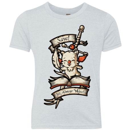 T-Shirts Heather White / YXS FANTASY SAVE POINT Youth Triblend T-Shirt