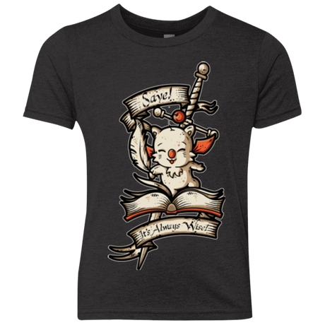 T-Shirts Vintage Black / YXS FANTASY SAVE POINT Youth Triblend T-Shirt