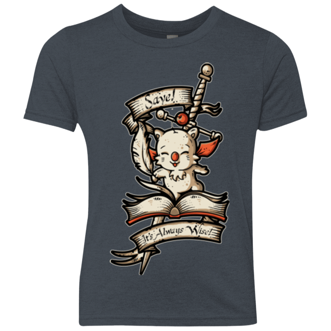 T-Shirts Vintage Navy / YXS FANTASY SAVE POINT Youth Triblend T-Shirt