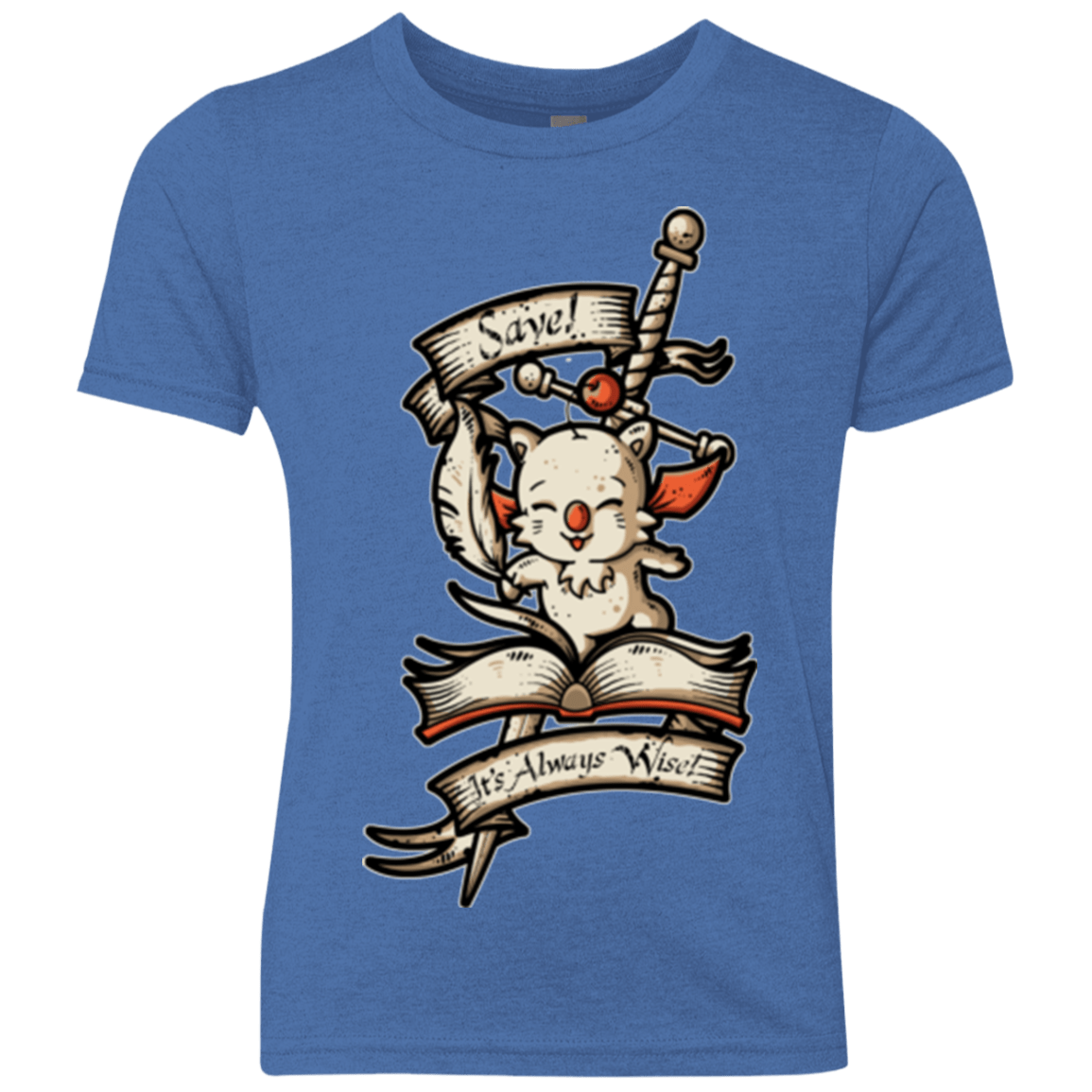 T-Shirts Vintage Royal / YXS FANTASY SAVE POINT Youth Triblend T-Shirt