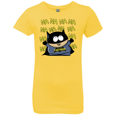 T-Shirts Vibrant Yellow / YXS Fartman Girls Premium T-Shirt