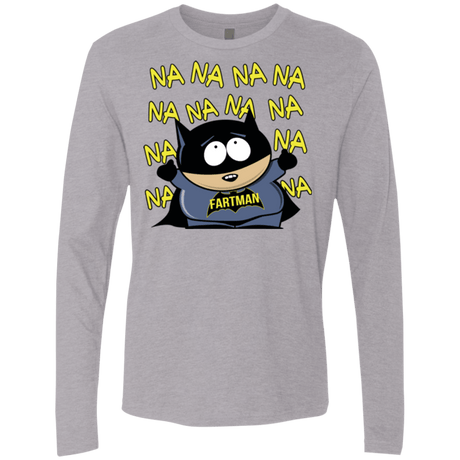 T-Shirts Heather Grey / Small Fartman Men's Premium Long Sleeve