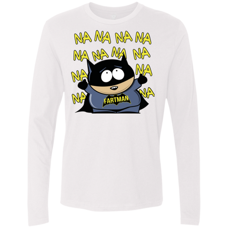 T-Shirts White / Small Fartman Men's Premium Long Sleeve