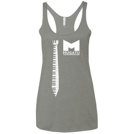 T-Shirts Venetian Grey / X-Small Fashion Victim Women's Triblend Racerback Tank