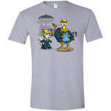 T-Shirts Sport Grey / X-Small Fat Cow in a Little Coat Men's Semi-Fitted Softstyle