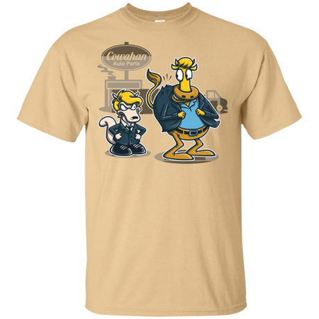 T-Shirts Vegas Gold / S Fat Cow in a Little Coat T-Shirt