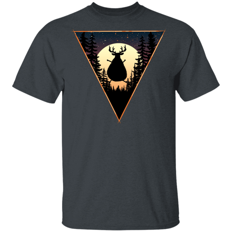 T-Shirts Dark Heather / S Fat Reindeer Triangle T-Shirt